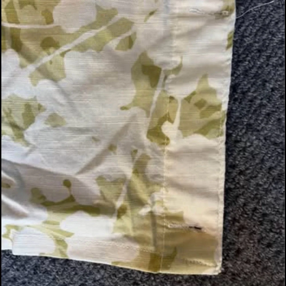 Target Home fabric shower curtain 69” wide 66”long green modern cotton ginkgo